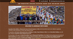 Desktop Screenshot of legendarymotorides.com